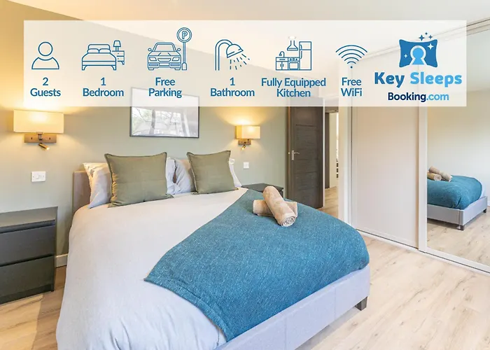 Stylish 1 Bedroom Apartments Free Parking Good Location
