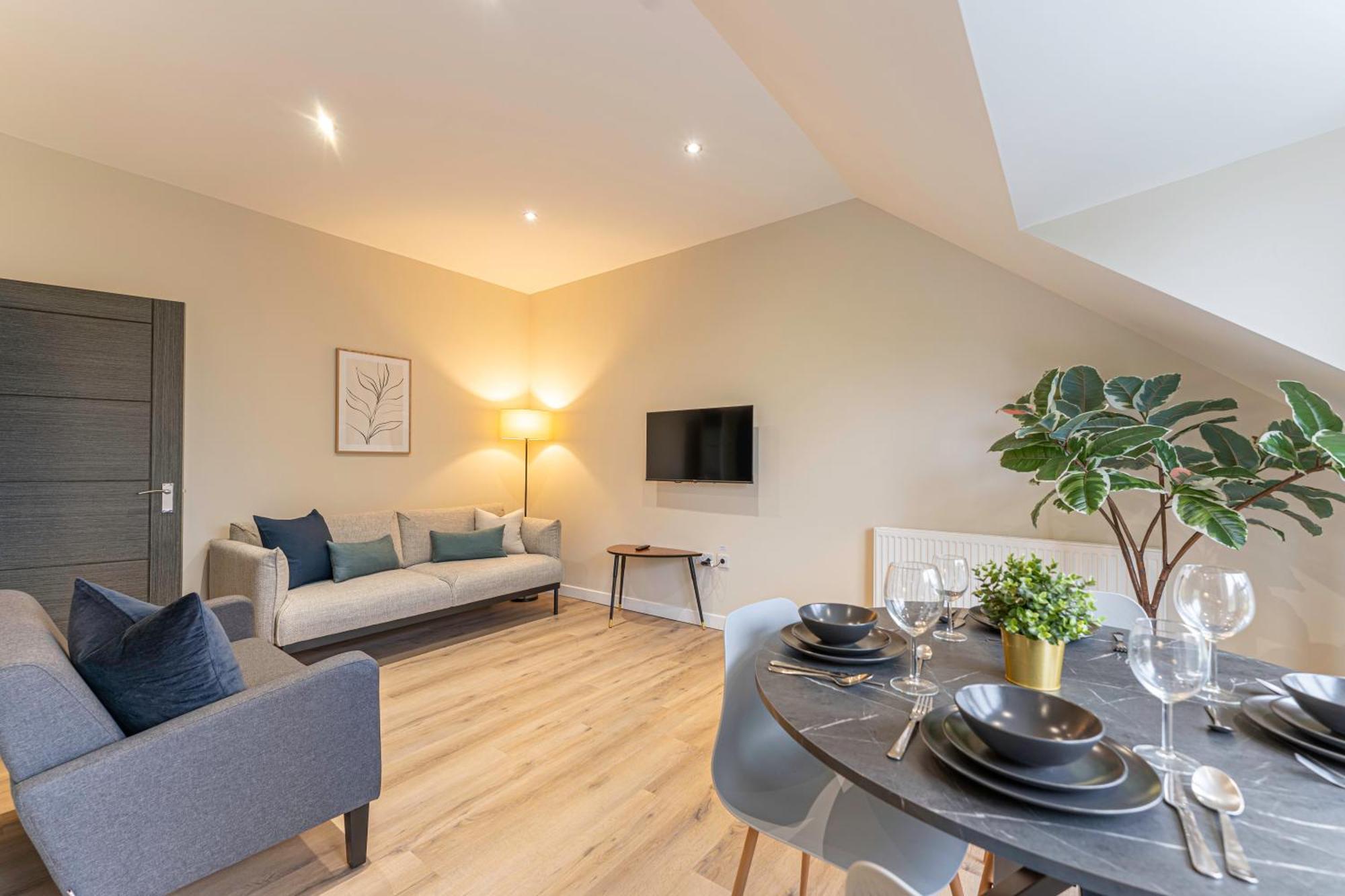 Stylish 1 Bedroom Free Parking Good Location Apartment Derby